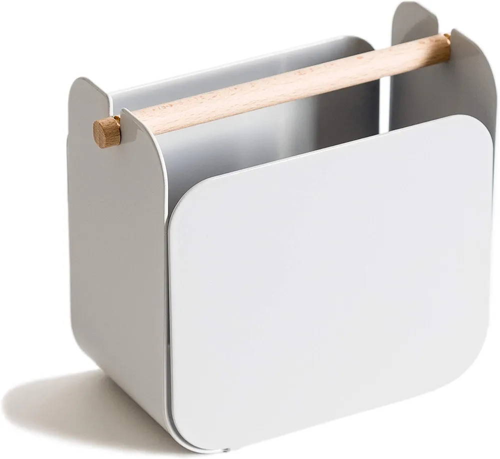 U Brands Metal Pencil Cup, Desktop Accessory, Arc Collection, Grey | Amazon (US)