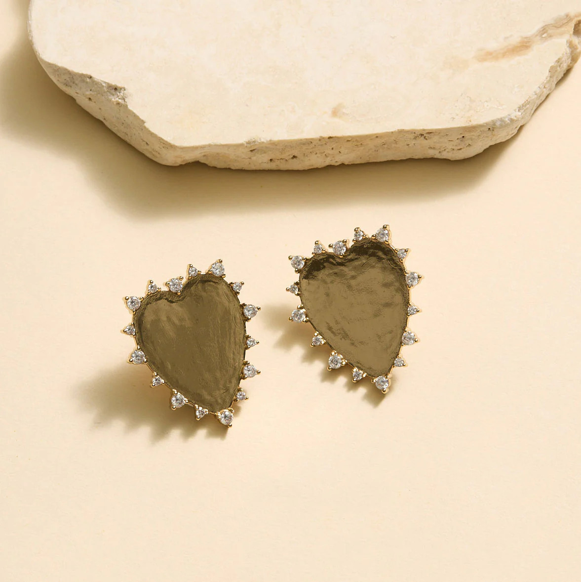 Everlasting Love Studs Gold | Mignonne Gavigan
