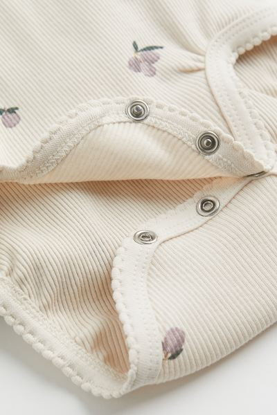 2-pack Ribbed Cotton Bodysuits | H&M (US + CA)