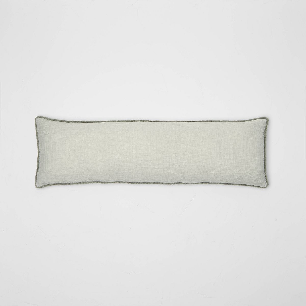 Lumbar Textured Chambray Cotton Bed Decorative Throw Pillow  - Casaluna™ | Target