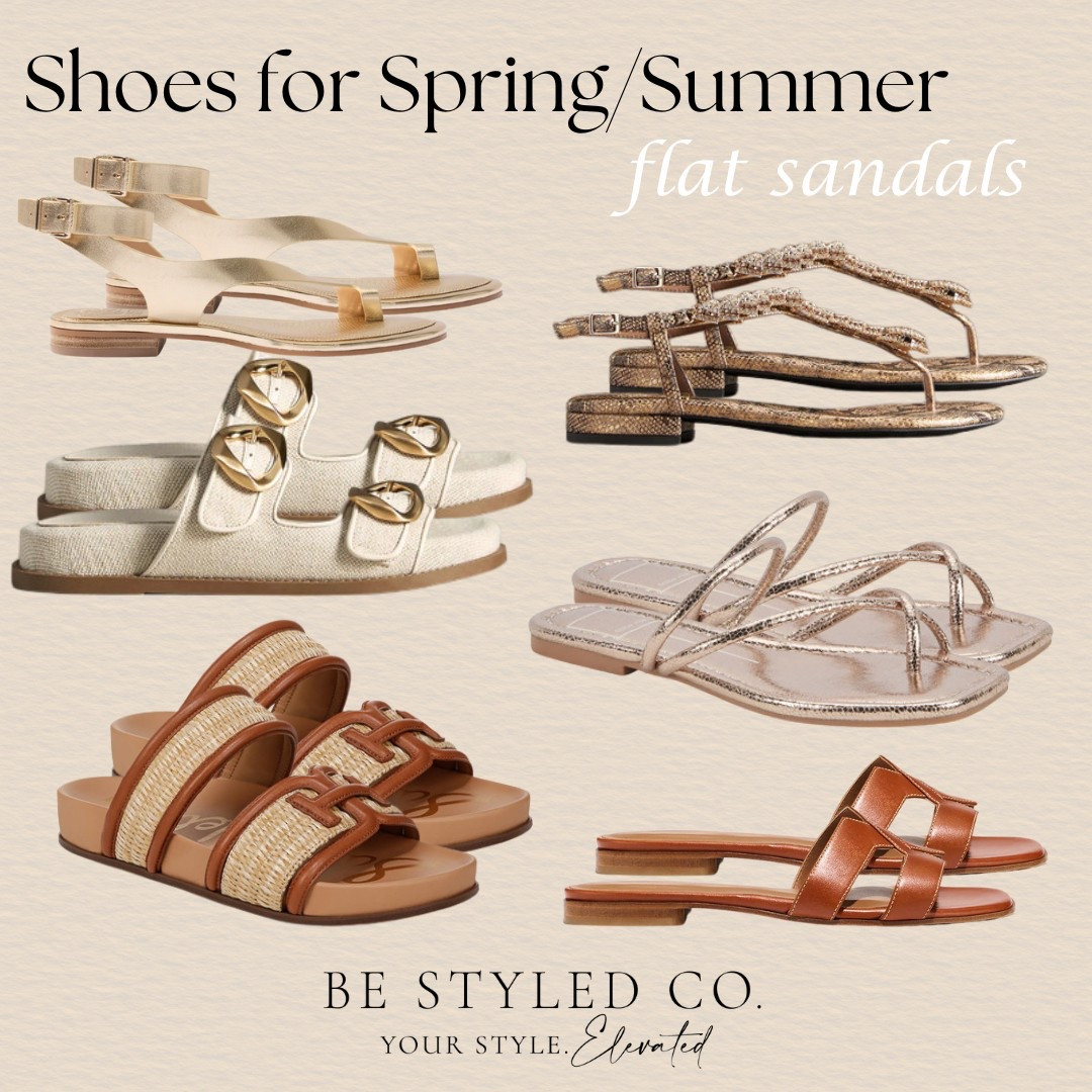 Our favorite flat sandals for spring and summer - best shoes for summer - comfortable flats 

#LTKStyleTip #LTKShoeCrush #LTKOver40