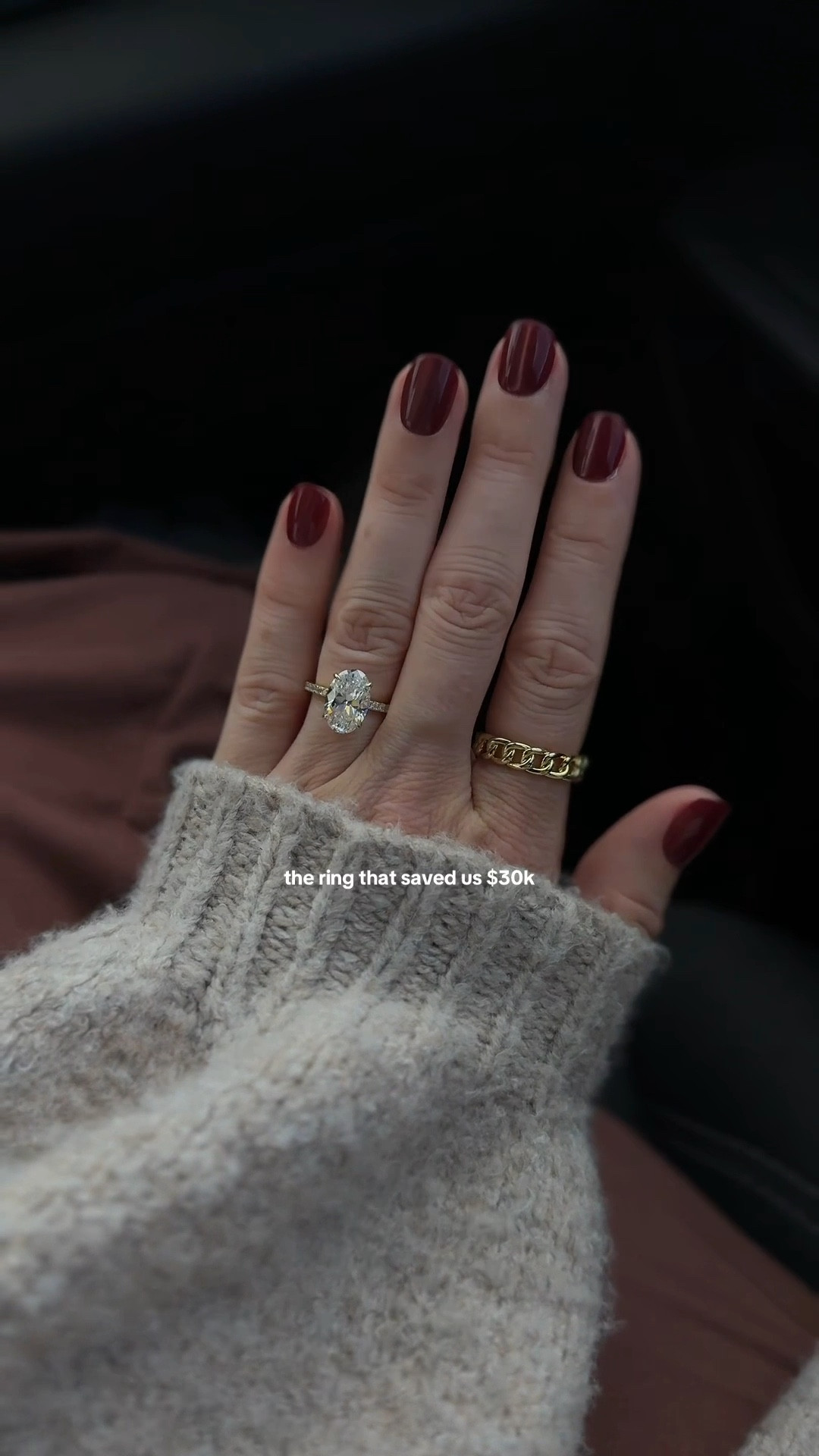 Affordable 3.5ct oval engagement ring 

#LTKGiftGuide #LTKHoliday