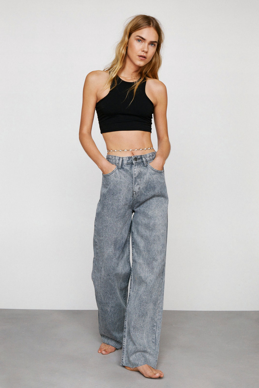 Organic Denim Wide Leg Slouchy Jeans | Nasty Gal (US)