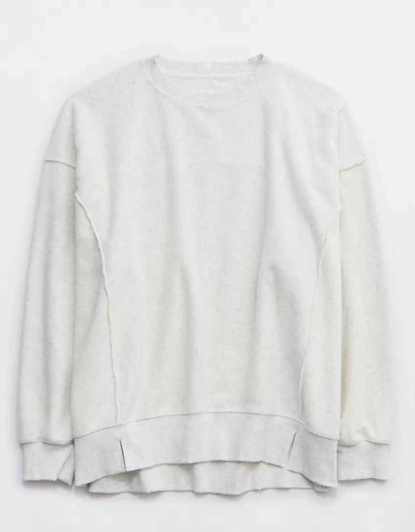 Aerie The Chill Cozy Crew Sweatshirt | American Eagle Outfitters (US & CA)