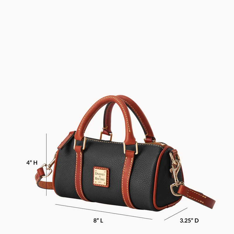 Pebble Grain Crossbody Barrel Satchel 20 | Dooney & Bourke (US)
