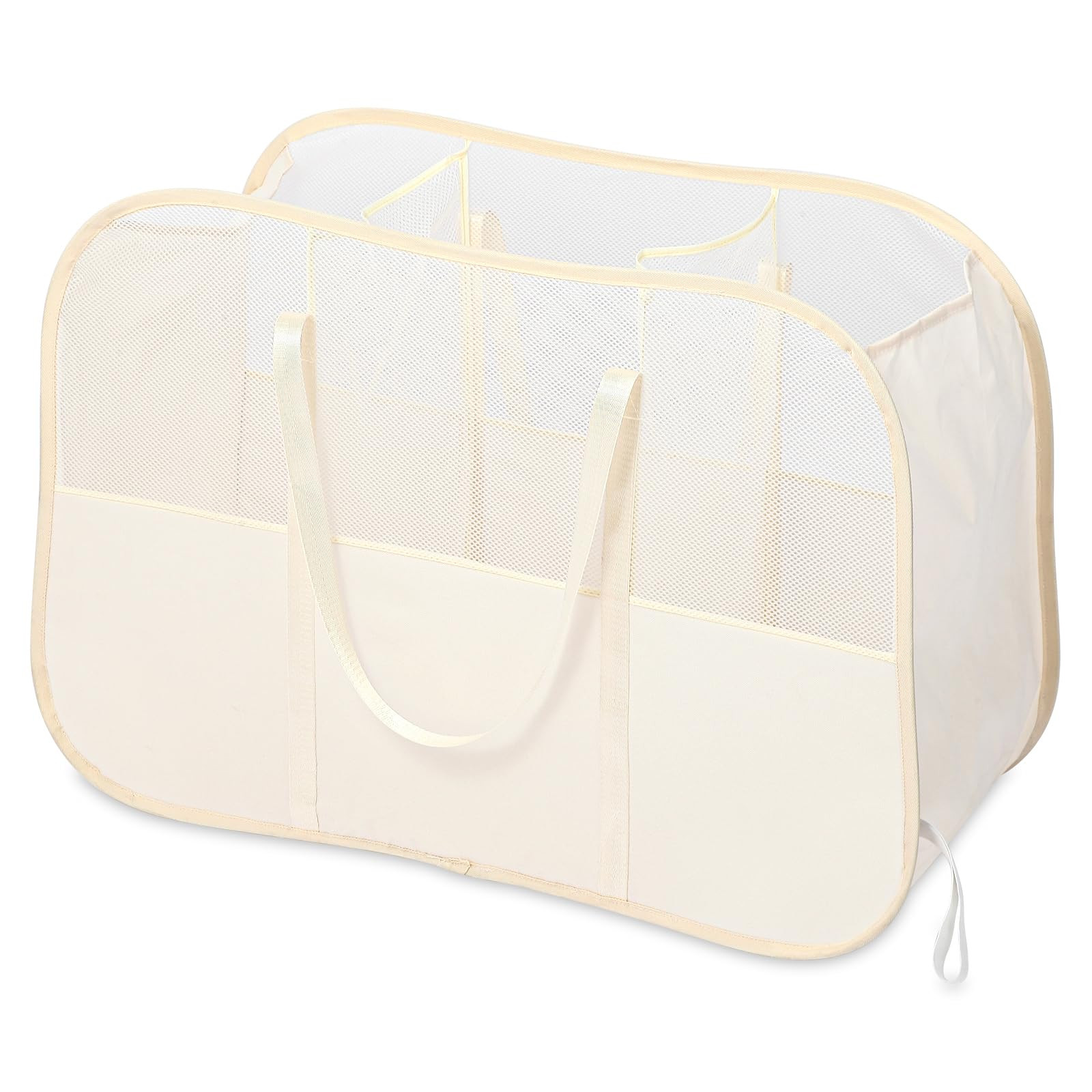 Collapsible Laundry Baskets with 3 Compartment, 150L Tear-proof Pop Up Hamper, Foldable Laundry B... | Amazon (US)