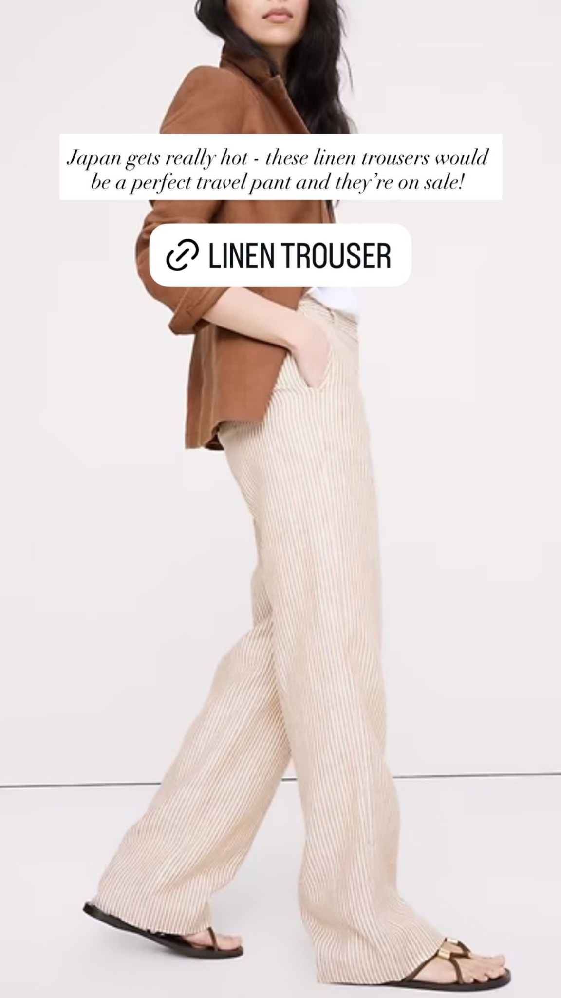 Linen trouser on sale. 

#LTKSeasonal #LTKWorkwear #LTKSaleAlert