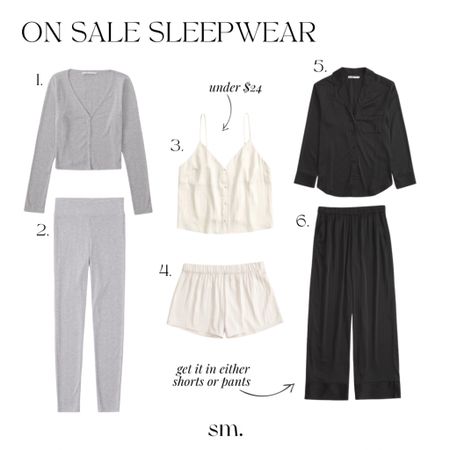 On sale sleepwear at Abercrombie 

[satin sleep set, silk sleep set, Abercrombie sleepwear, Satin Jacquard Sleepwear, ribbed sleep set, pajama set] 



#LTKsalealert #LTKfindsunder50