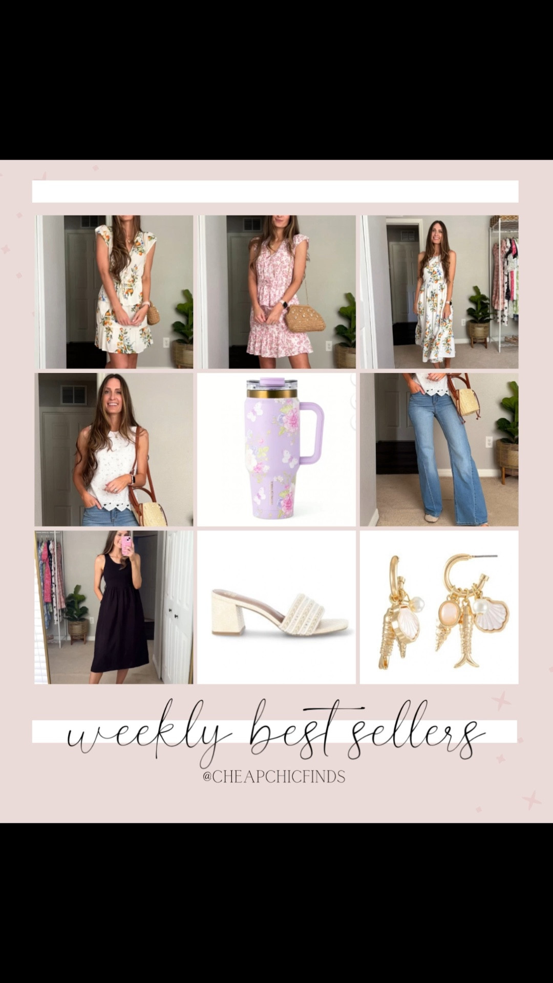 Last weeks best sellers!

Walmart 2 piece set
Walmart summer dresses
Walmart jeans
Walmart summer earrings
Walmart floral tumbler 
#walmartfashion #walmartfinds @walmart

#LTKFindsUnder50 #LTKSeasonal