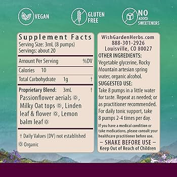 WishGarden Herbs Stress Release for Pregnancy - Natural Herbal Stress Relief Supplement with Lemo... | Amazon (US)