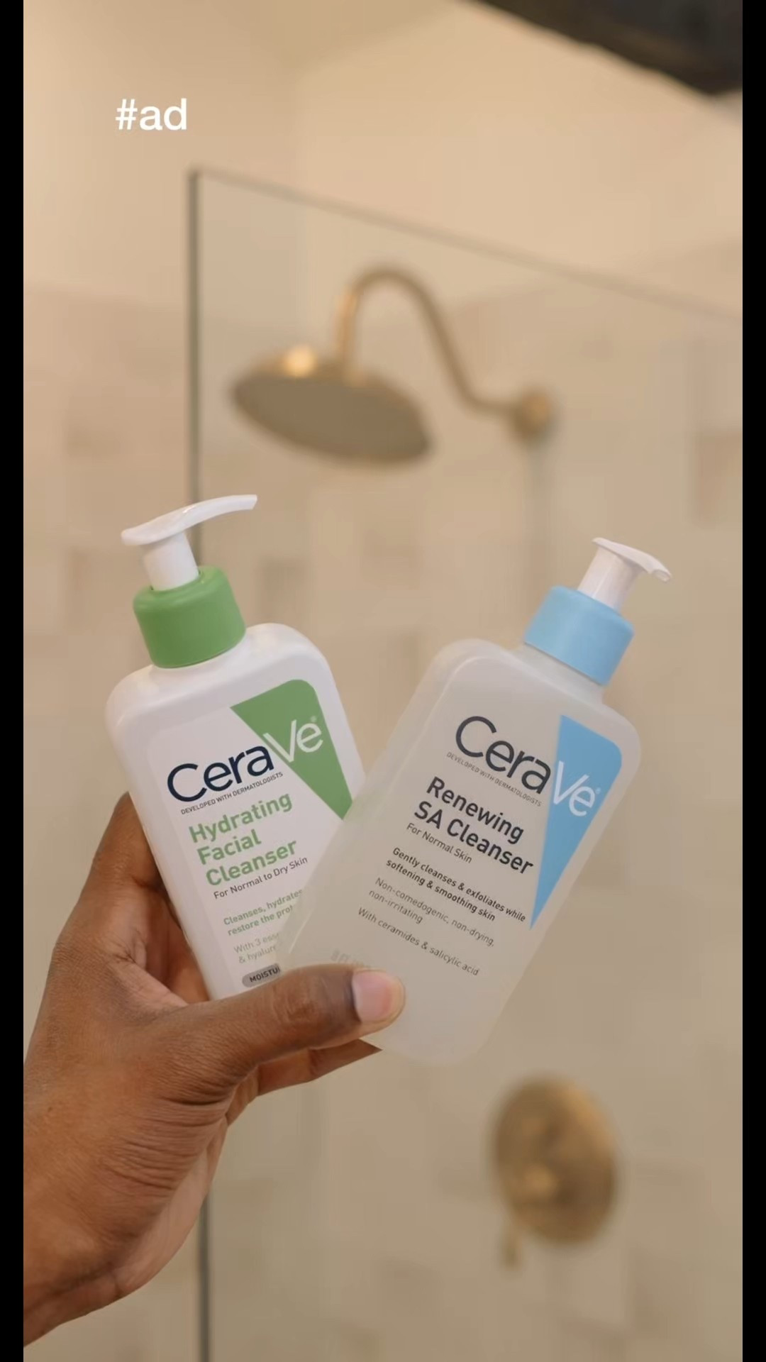 #AD My skin’s been loving this one. The @CeraVe Hydrating Foaming Oil Cleanser keeps my skin balanced and soft, no dryness, no tightness. Perfect for the colder months. Find it at @Target ! #ceravepartner #developedbyderms #targetpartner #Target 

#LTKGiftGuide #LTKmorningroutine #LTKCyberWeek
