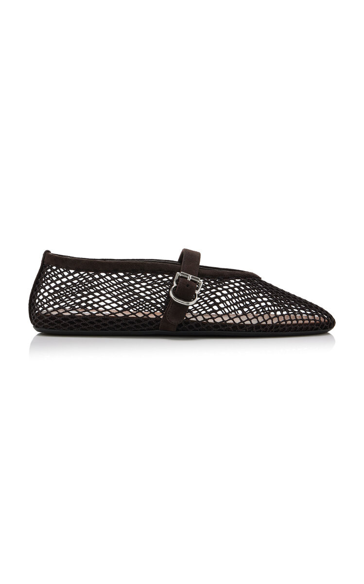 Fishnet Ballet Flats By Ala\u00efa | Moda Operandi | Moda Operandi (Global)