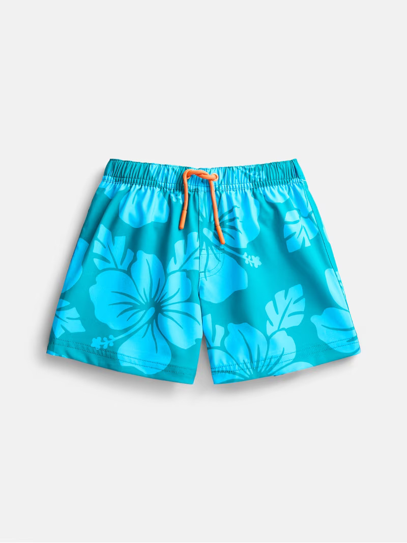 Wonder Nation Boys Printed Swim Trunks, Sizes 4/5-18 & Husky | Walmart (US)