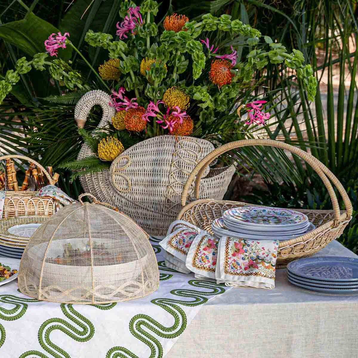Tuileries Garden Mesh Round Food Cover Set Of 2 Pieces (Set of 2) | Wayfair North America