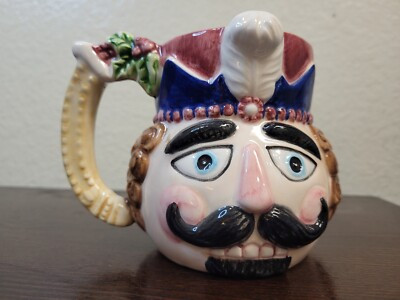Vintage Christmas Nutcracker Mug Ceramic Hand Painted 1996 20oz | eBay US