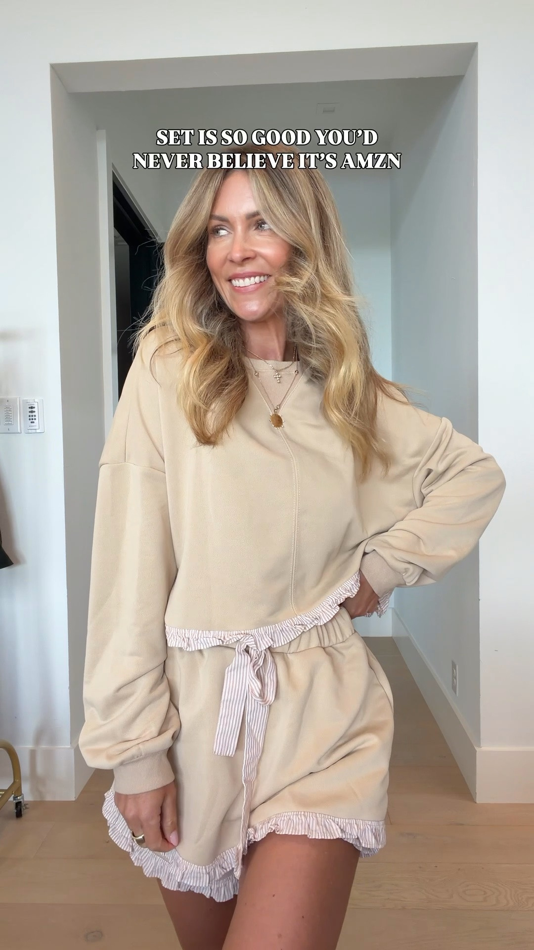 Perfect matching set for the summer and under $40🙌🏻 
Amazon, Amazon fashion, summer, summer fashion, summer style, matching set, vacation, travel outfit, airport outfit, vacation style, mom style, Amazon find, affordable fashion, moms over 40, Texas content creator

#LTKootd #LTKTravel #LTKSeasonal