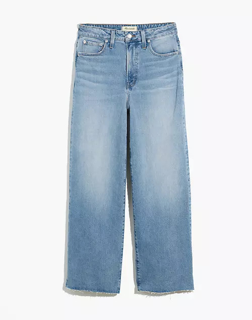 The Curvy Perfect Vintage Wide-Leg Crop Jean in Catlin Wash | Madewell