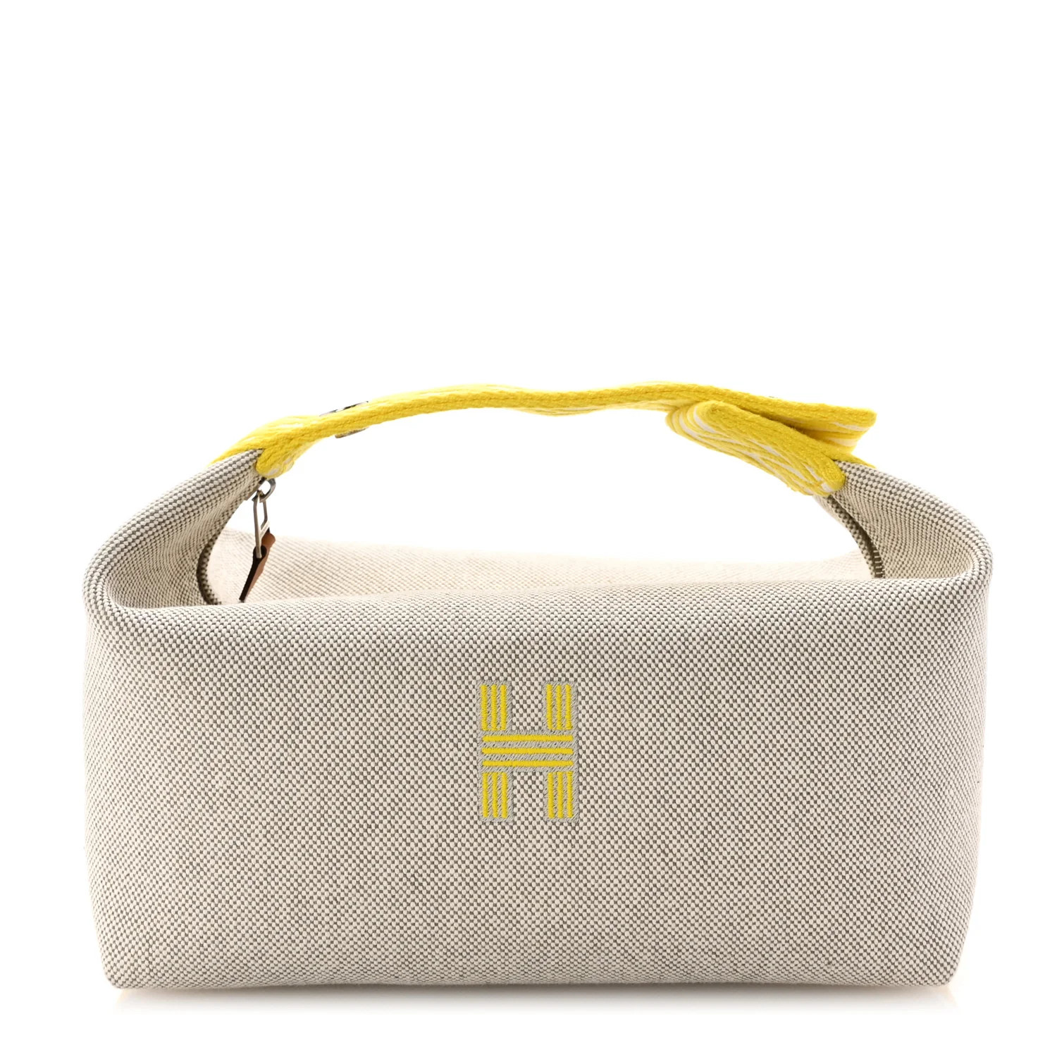 Canvas Small Bride-A-Brac Pouch Natural Jaune Citron | FASHIONPHILE (US)