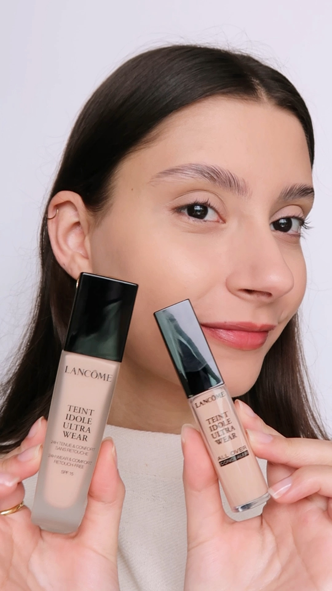 Teint Idole Ultra Wear Foudantion + Concealer - Lys Rose 02 - Lancôme 

#LTKbrasil #LTKbeauty