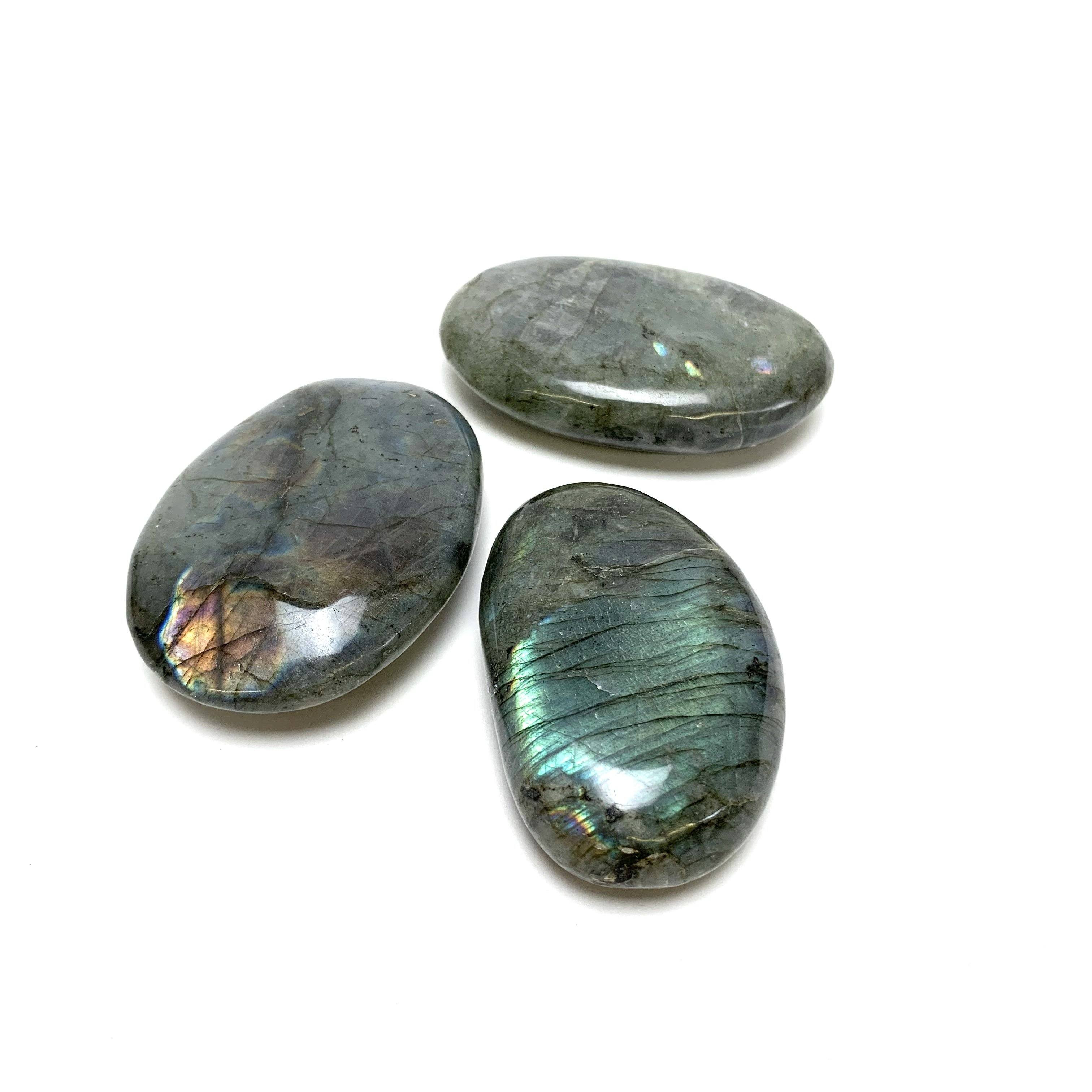 Labradorite Palm Stone | House of Intuition
