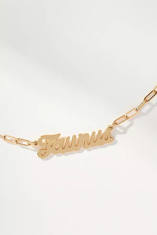 Zodiac Gold Necklace | Anthropologie (US)