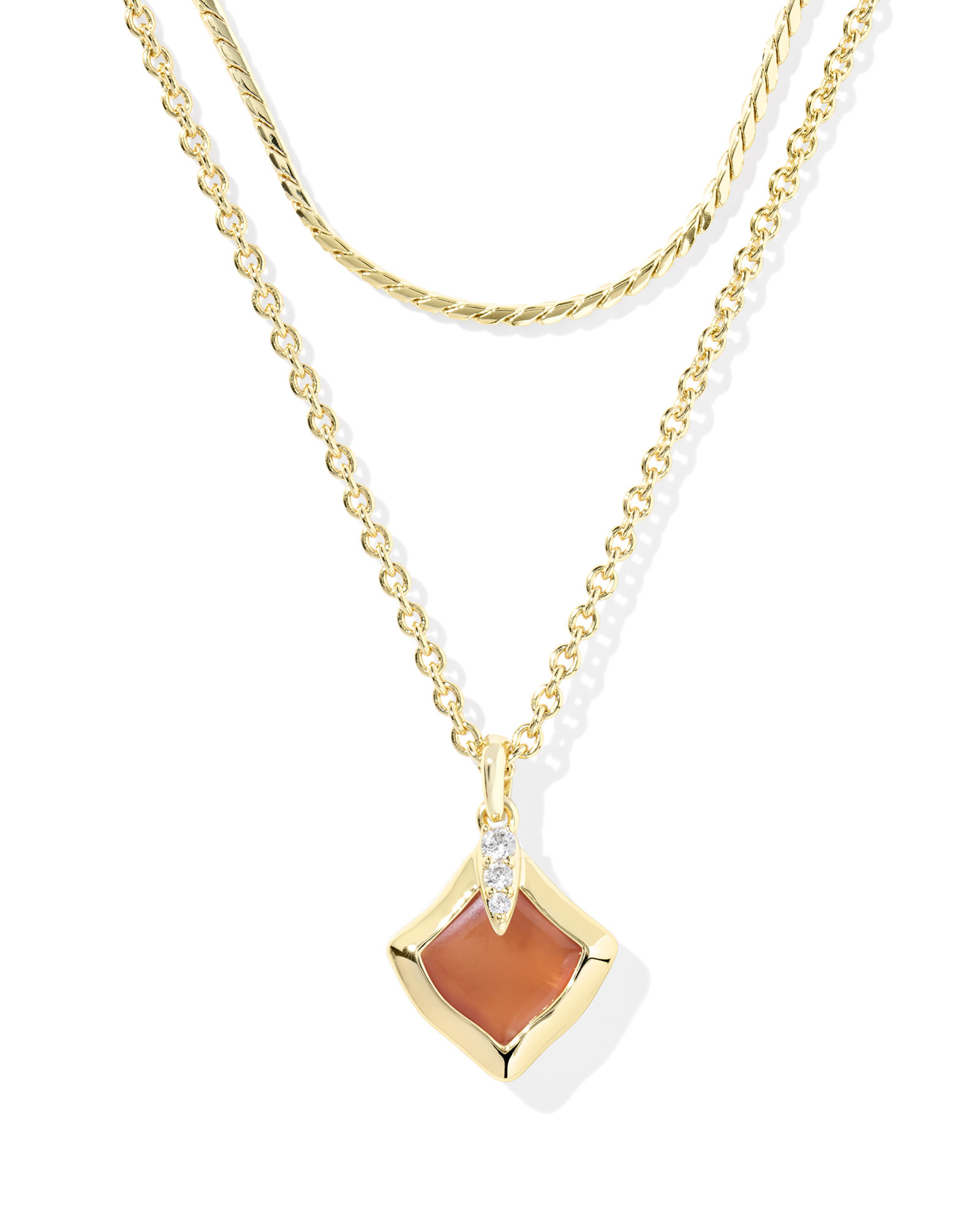 Joelle Gold Multi Strand Necklace | Kendra Scott