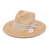 ale by Alessandra Women's Solange Sunhat in Natural, Adjustable | Amazon (US)