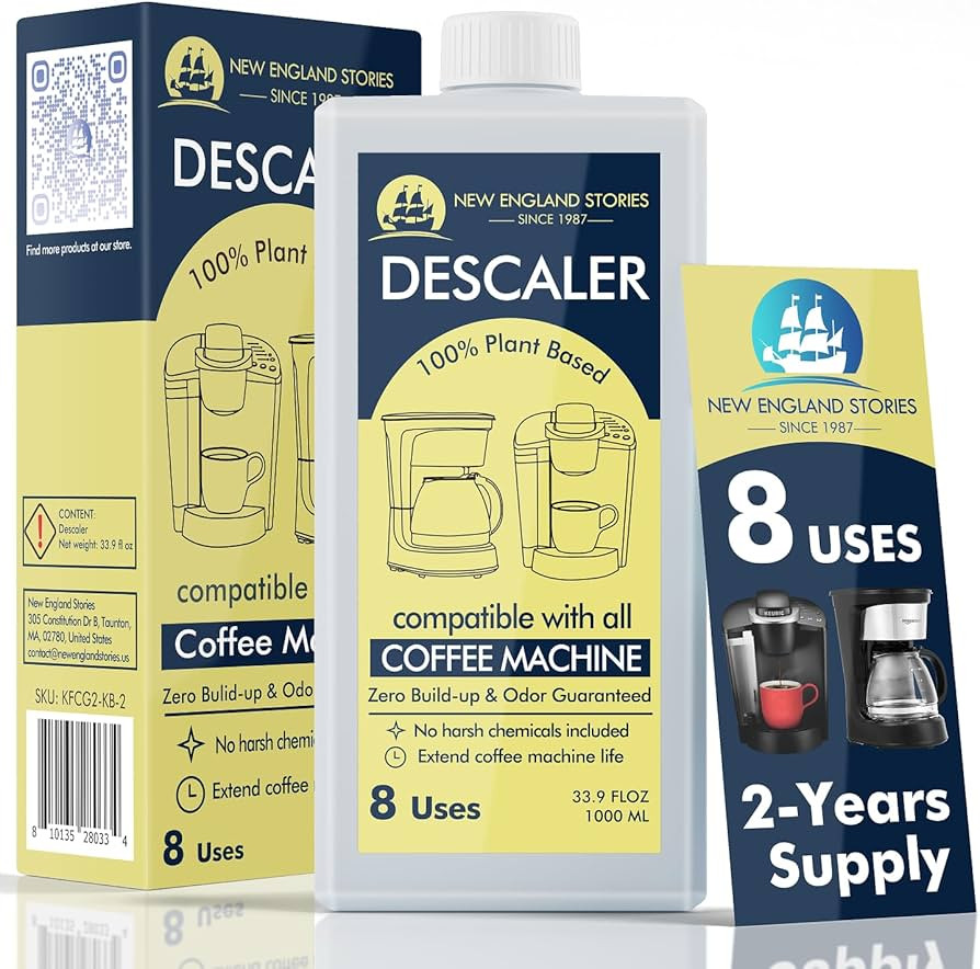 8 Uses Descaling Solution Compatible with Keurig, Nespresso, Breville, Delonghi, Jura, Ninja - 33... | Amazon (US)