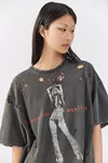 Christina Aguilera Xtina Distressed T-Shirt Dress | Urban Outfitters (US and RoW)