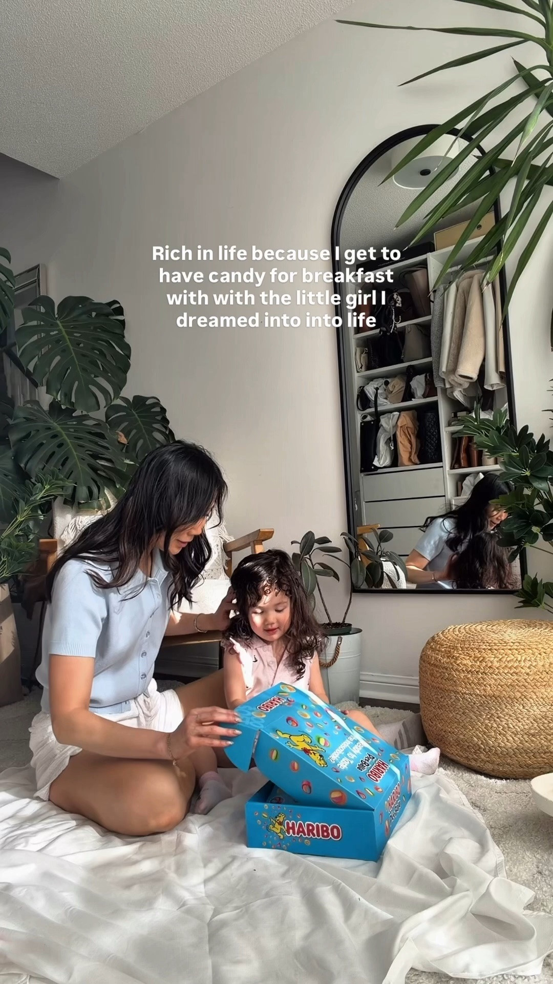 Morning like this 💕Candy for breakfast and zero apologies🍬

@haribo been a childhood favourite of mine so when they sent over their new Pico-Balla to try, opening them with my girl felt like the most perfect full circle moment. She was obsessed. I was obsessed. Sunday delivered. 🍒

Thanks Haribo for sending these our way 🍬

#mommyandme #lazysunday #toddlerlife #mommydaughterdate #flashesofdelight

#LTKsummer #LTKkids #LTKfamily