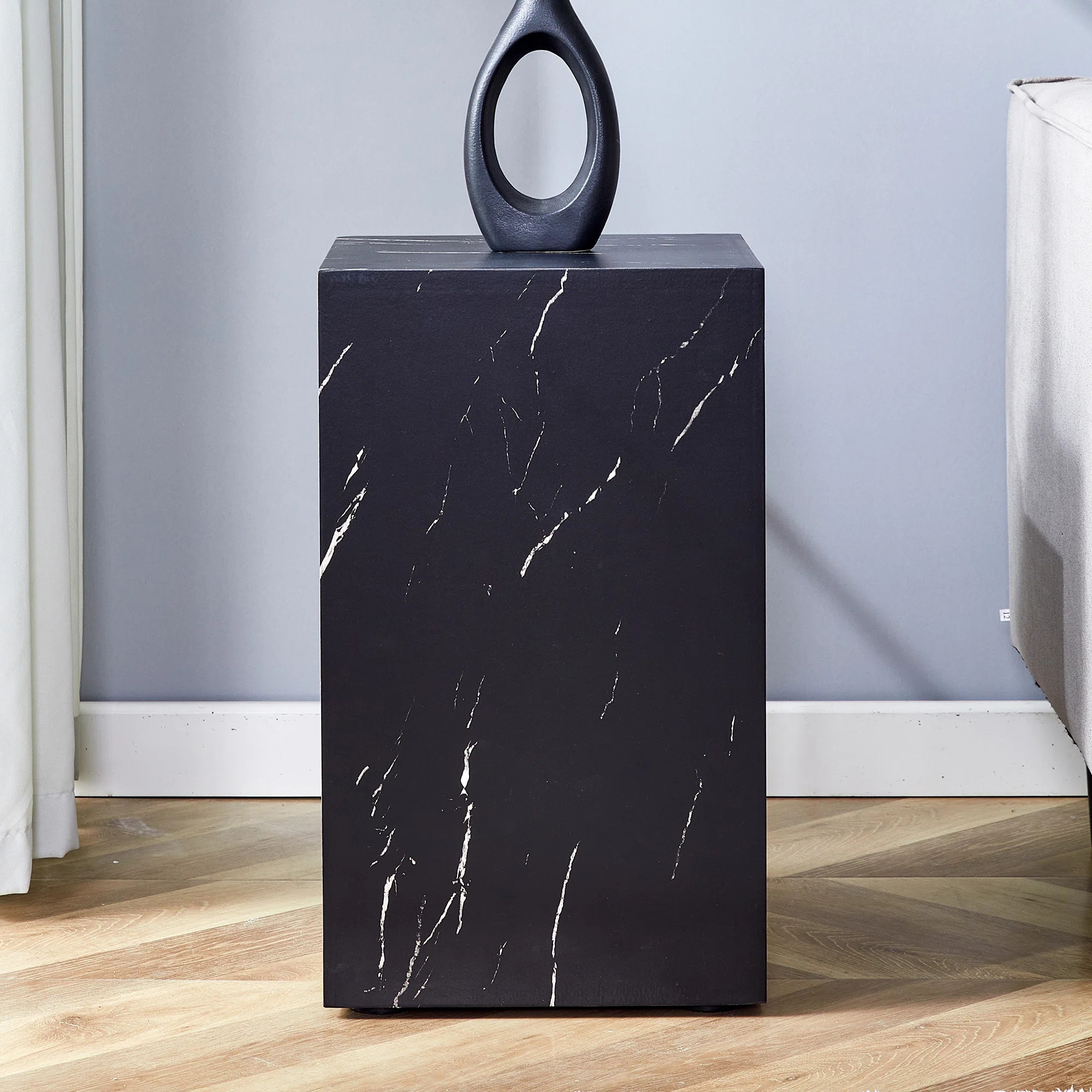 Plerre End Table & MDF Coffee Table with Stylish Texture Design | Wayfair North America