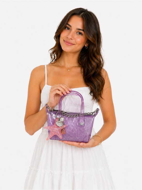 \ud83e\udd8bMadden Girl Jelly Mini Tote Satchel Crossbody Bag Y2K Glitter Star Fish
Charm | Poshmark