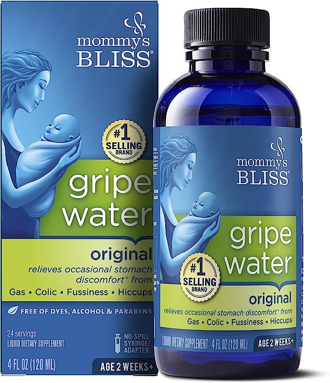 Mommy's Bliss Gripe Water Original, Infant Gas & Colic Relief, Gentle & Safe, 2 Weeks+, 4 Fl Oz (... | Amazon (US)