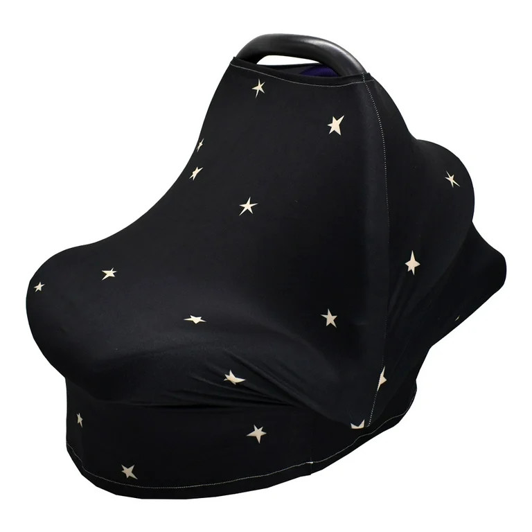 Baby Car Seat Cover Star Sky Pattern Infant Stroller Cover Multifunctional Care Towel Nursing Cov... | Walmart (US)