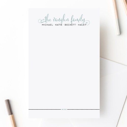 Personalized Notepad. Personalized Note Pad. Family Notepad. - Etsy | Etsy (US)