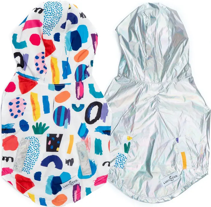 The Singing in the Rain Reversible Dog Raincoat | Nordstrom