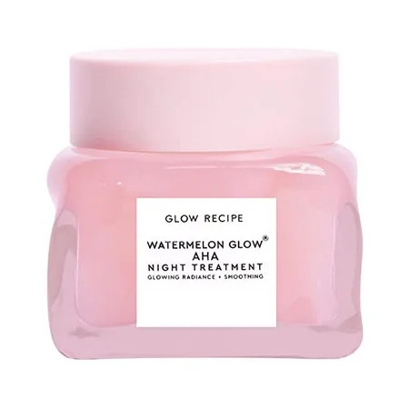 Glow Recipe Watermelon Glow AHA Night Treatment - Overnight Resurfacing Mask with AHA Complex Hyalur | Walmart (US)