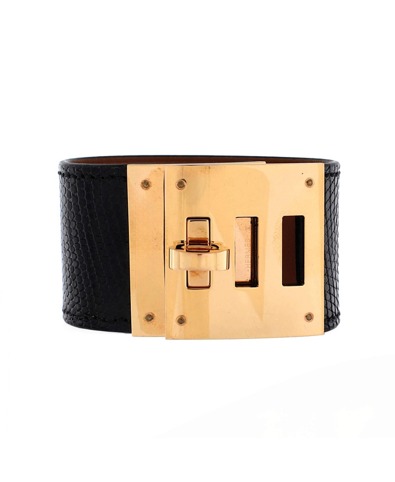 Pre-Owned HERMES Kelly Dog Bracelet Lizard | Bloomingdale's (US)