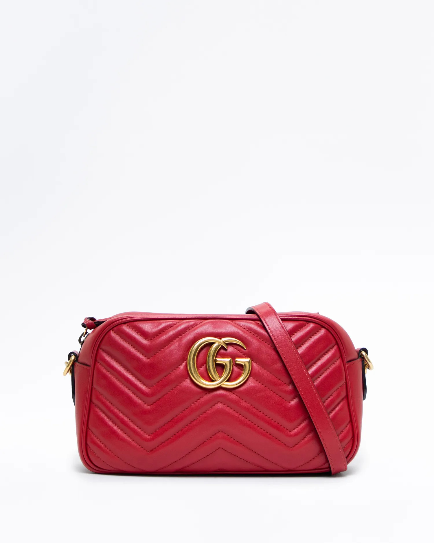 GG Marmont Small Matelasse Camera Bag | Vivrelle