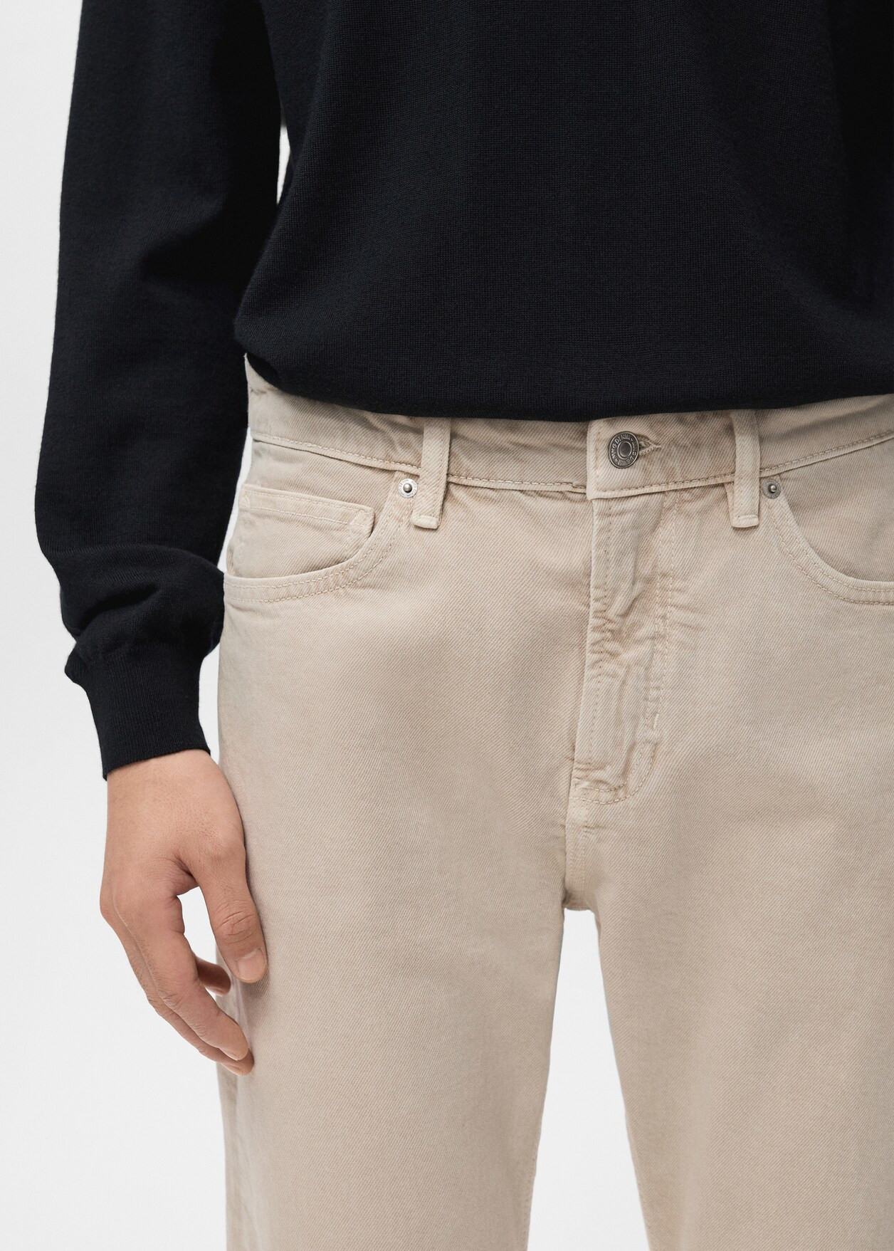 Ben cropped tapered fit jeans | Mango EU