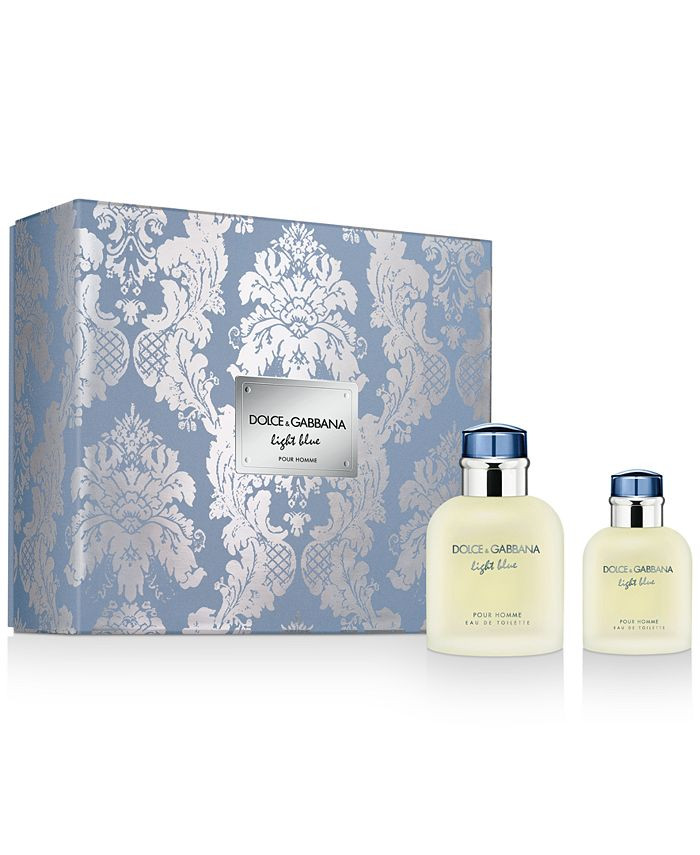 Dolce & Gabbana DOLCE&GABBANA Men's 2-Pc. Light Blue Pour Homme Eau de Toilette Gift Set & Review... | Macys (US)