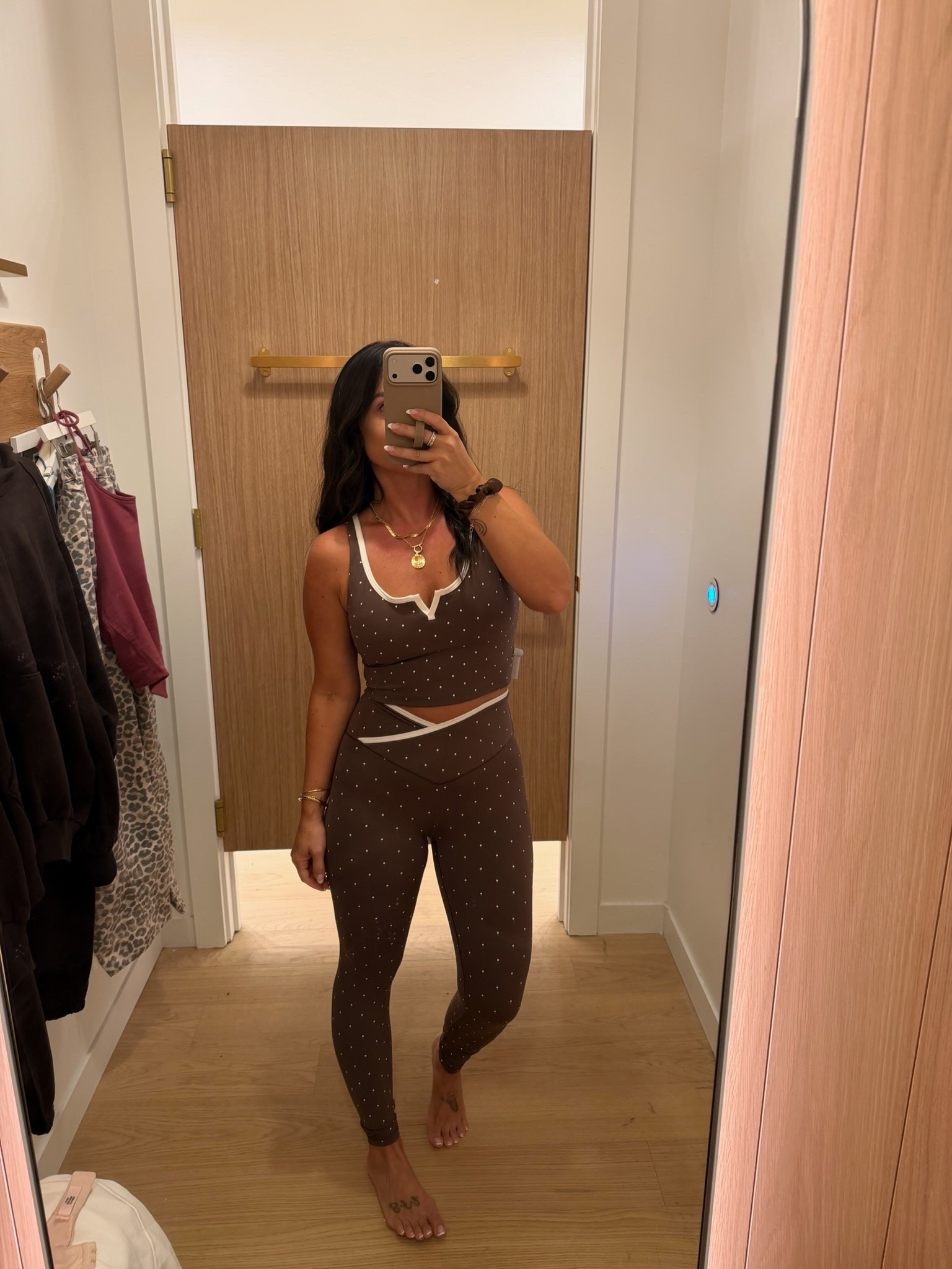 I can’t get over this brown polka dot set! It’s so cute and flattering

#LTKootd #LTKActive #LTKfitnessgoals