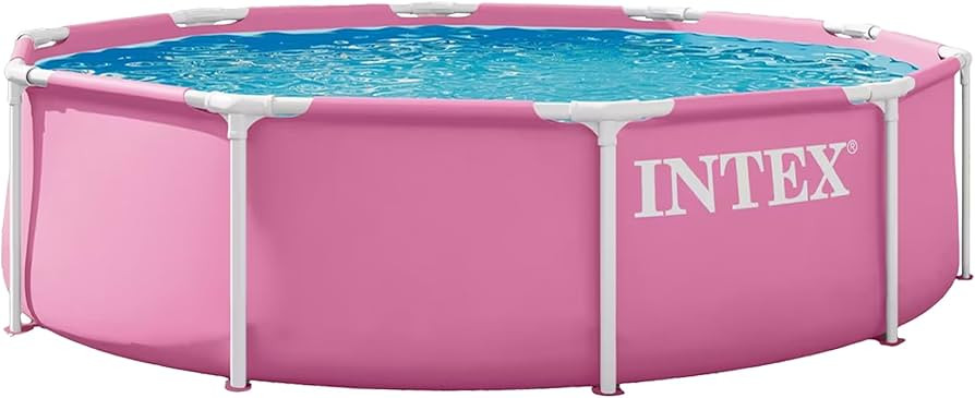 Intex 28295EP 10' x 30" Metal Frame Round Above Ground Swimming Pool - Pool Only | Amazon (US)