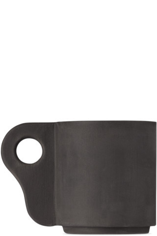 Lolly Lolly Ceramics - Black 20/100 Mug | SSENSE