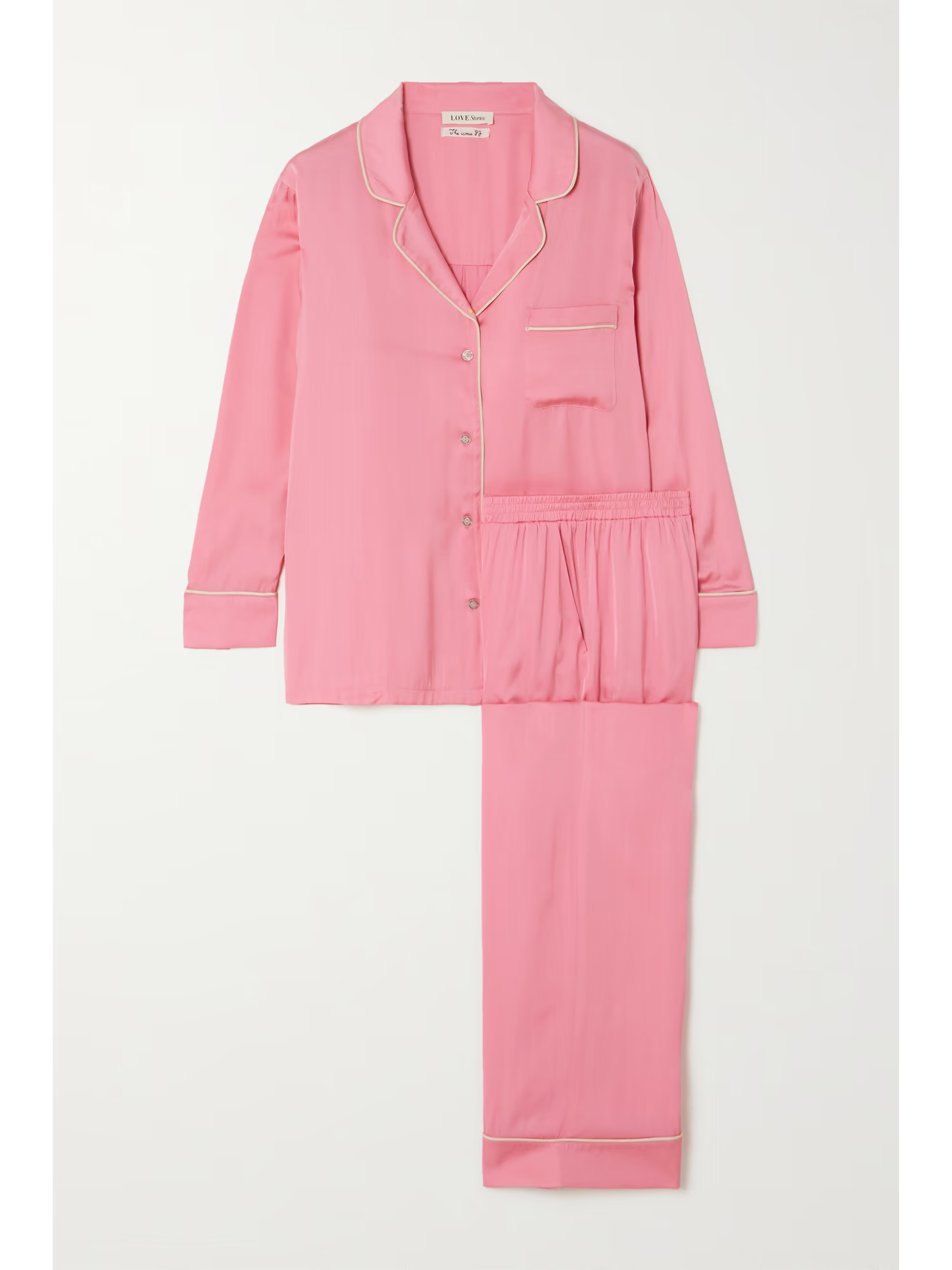 Blue Moon satin pajama set | NET-A-PORTER (US)