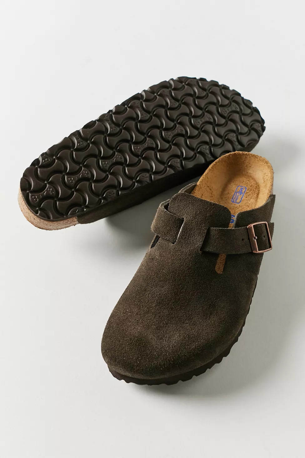 Birkenstock Women's Boston Soft Footbed Suede Clog | Urban Outfitters (US and RoW)