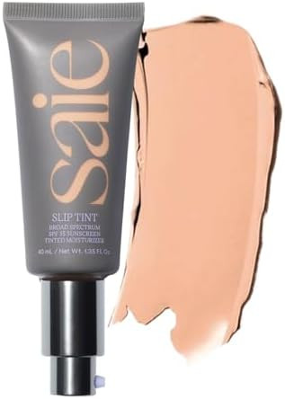 Saie Slip Tint Tinted Moisturizer with SPF 35 - Light Coverage, Glowy Skin Tint & Mineral Sunscre... | Amazon (US)
