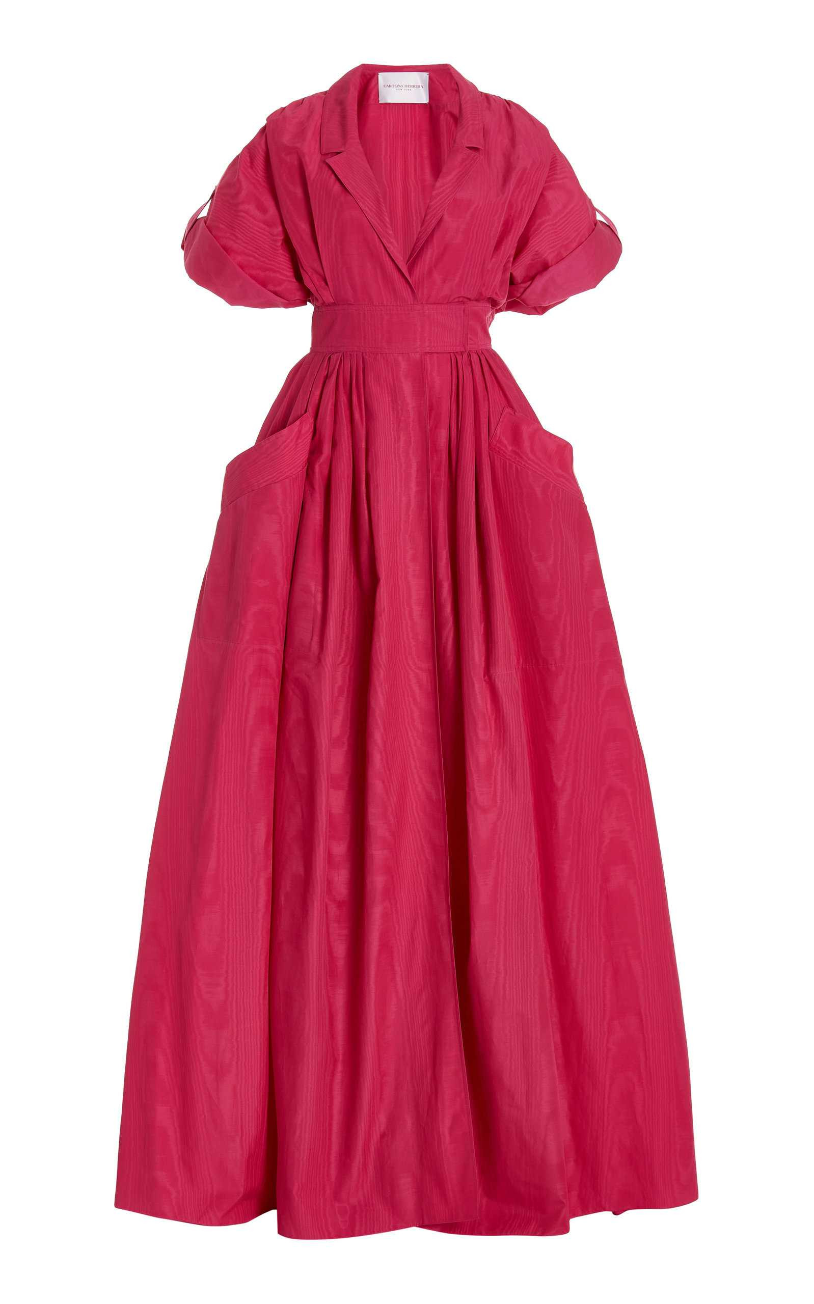Moire Taffeta Trench Gown | Moda Operandi (Global)