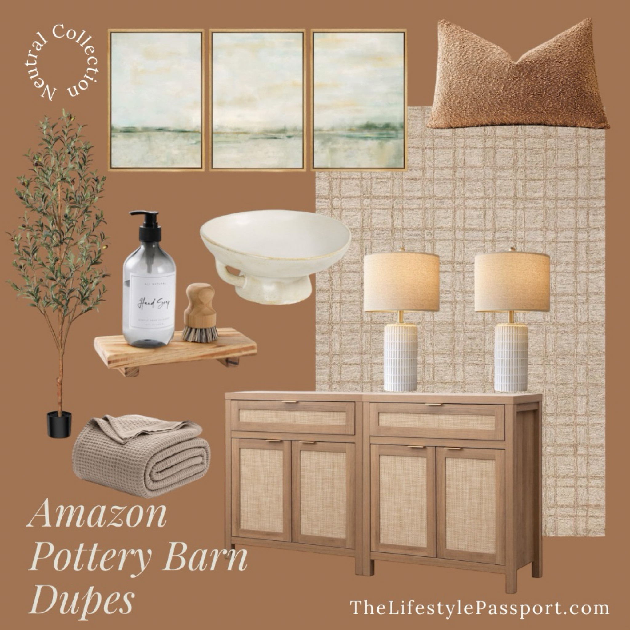 Amazon Pottery Barn Dupes.

#Neutrals #Furniture #Decor

#LTKHome