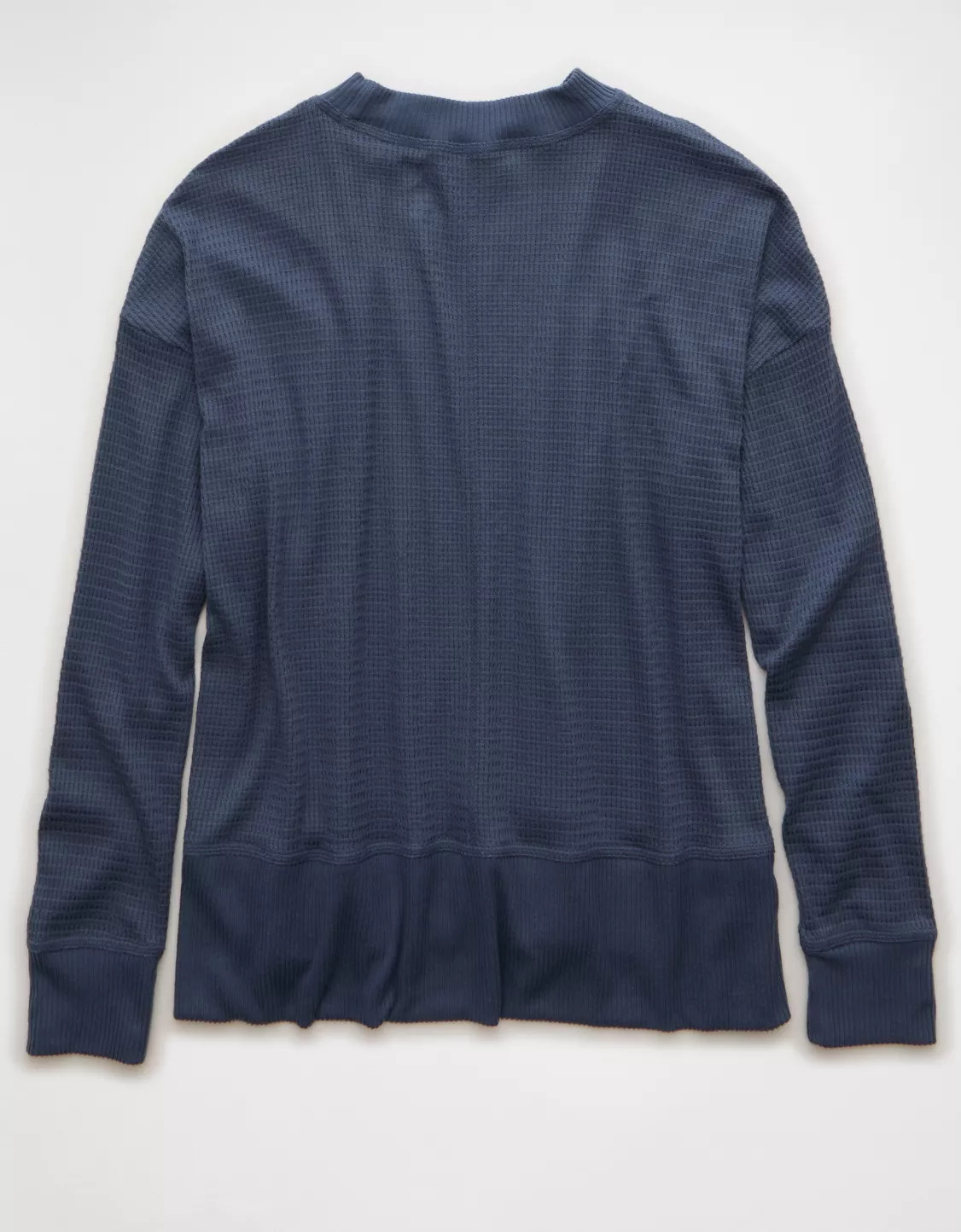 AE Long Sleeve Plush Crew Neck Top | American Eagle Outfitters (US & CA)